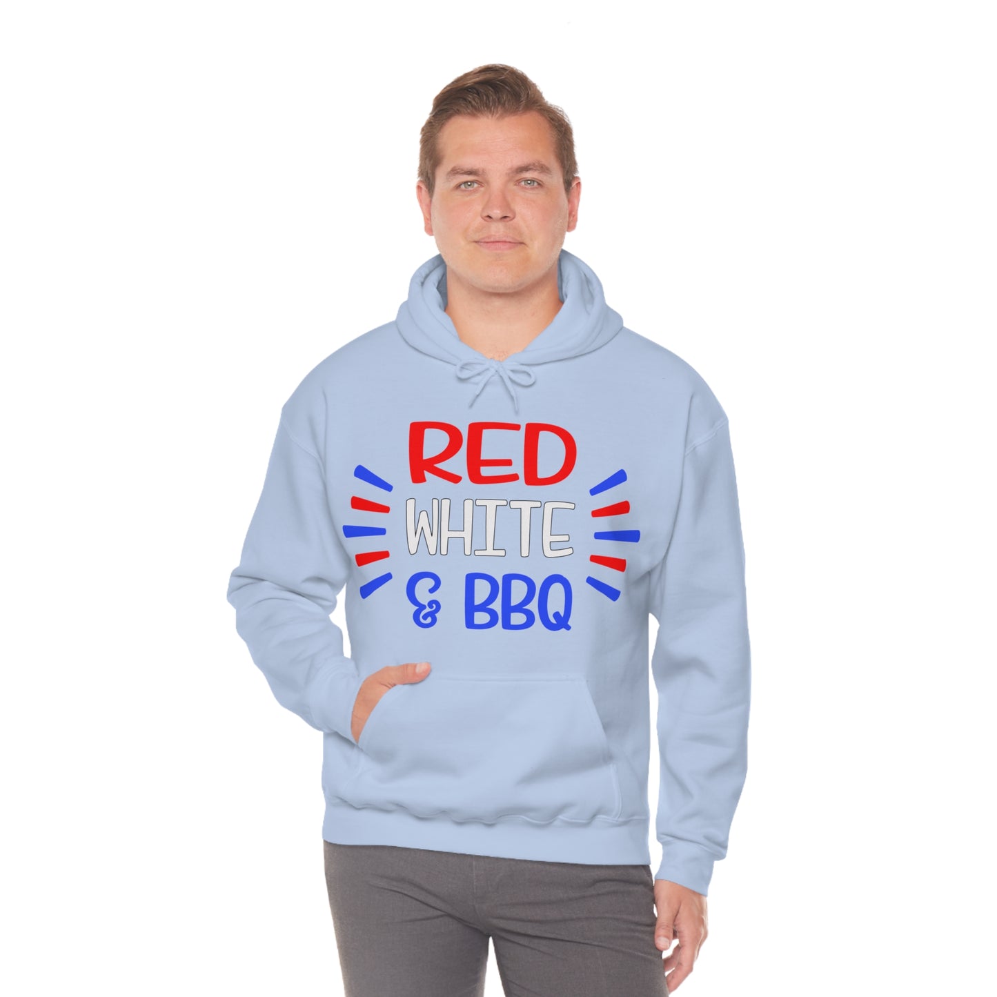 Red White BBQ Hoodie