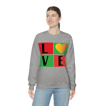 Love Squares Crewneck Sweatshirt