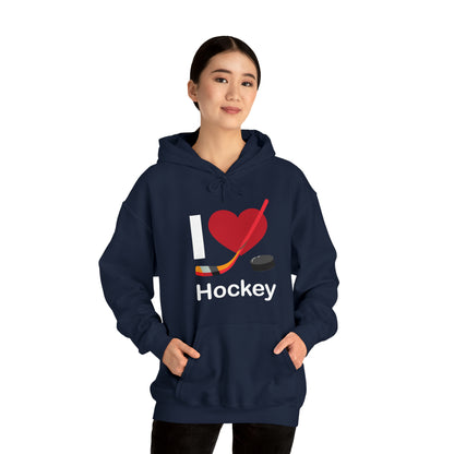 I love hockey Hoodie