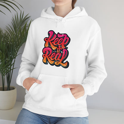 Keep it real colorful graffiti logo Hoodie