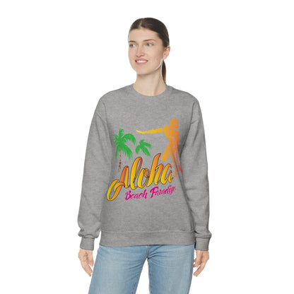 Aloha Beach Paradise Crewneck Sweatshirt