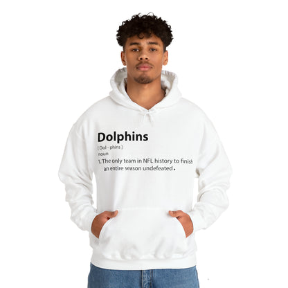 Dolphins definition Hoodie