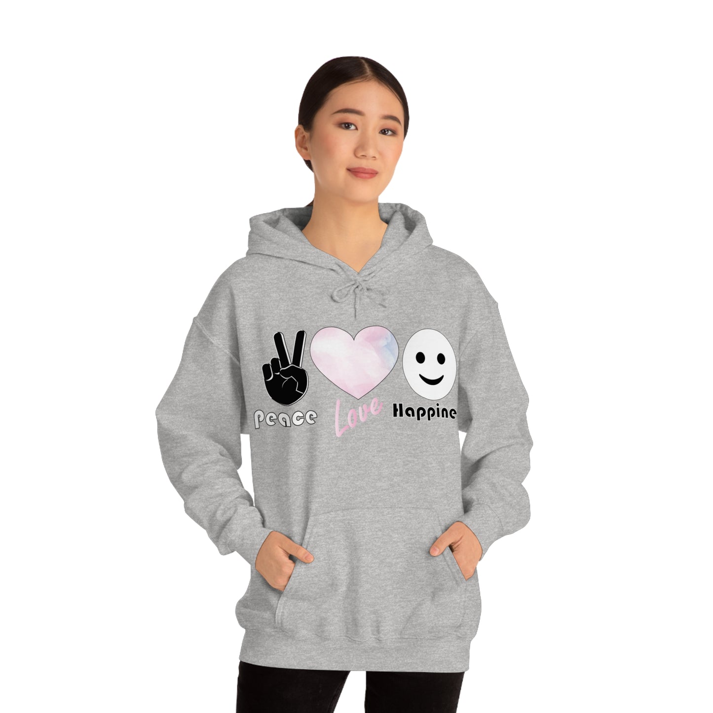 Peace-Love-Happiness Hoodie