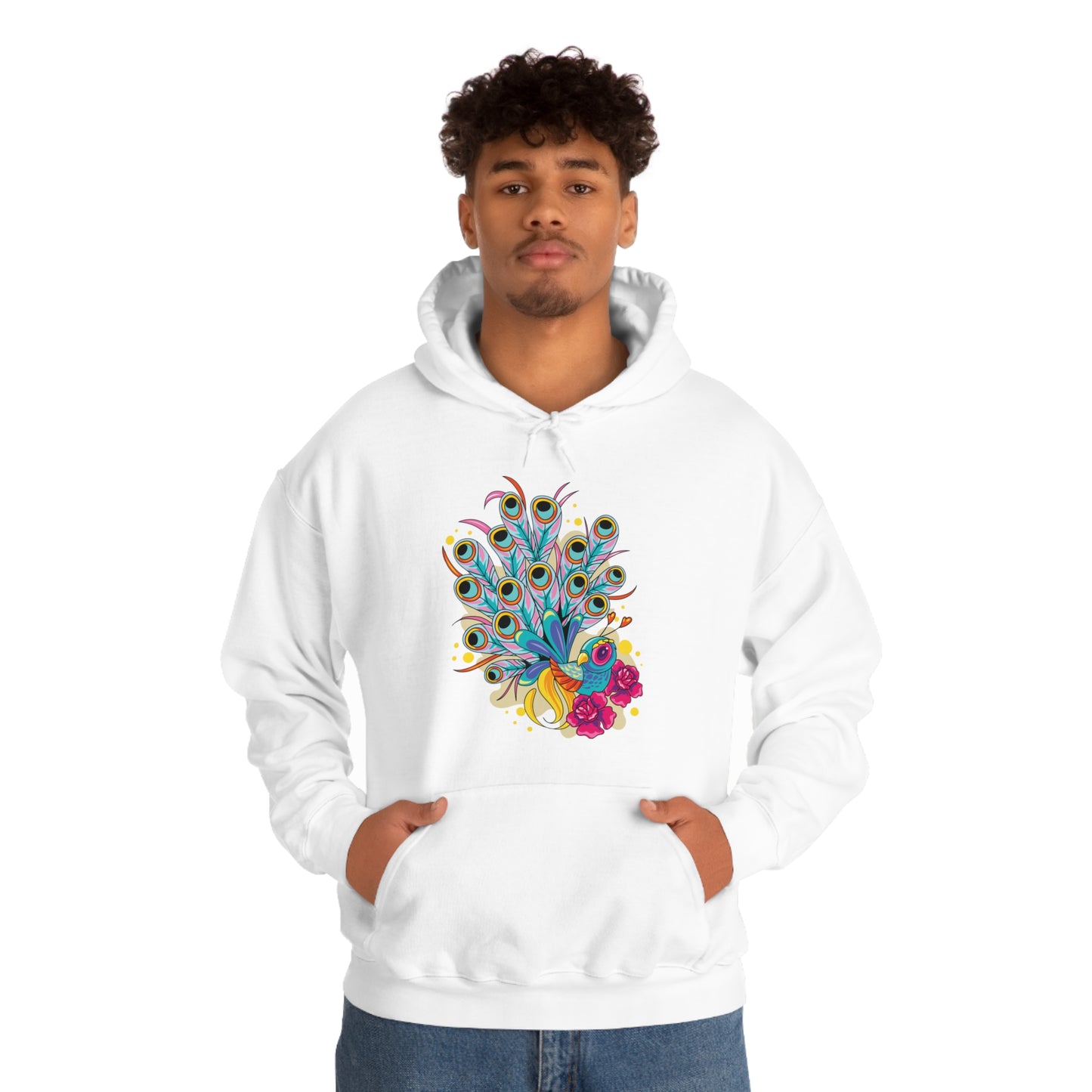 Colorful Peacock Hoodie