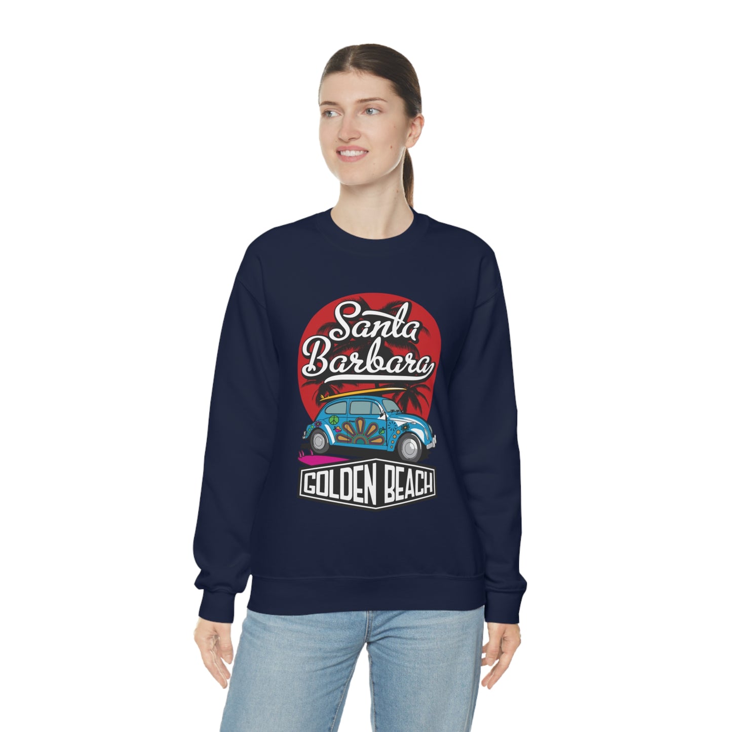 Golden Beach Buggy Crewneck Sweatshirt