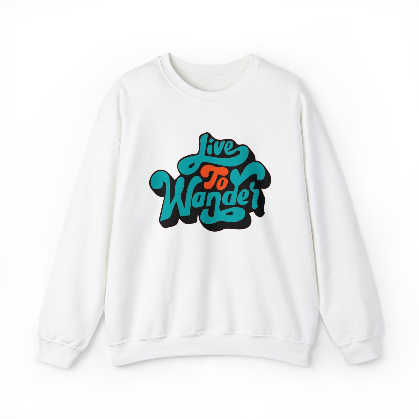 Live to wonder vintage Crewneck Sweatshirt