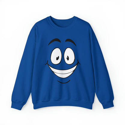 Big smile face Crewneck Sweatshirt