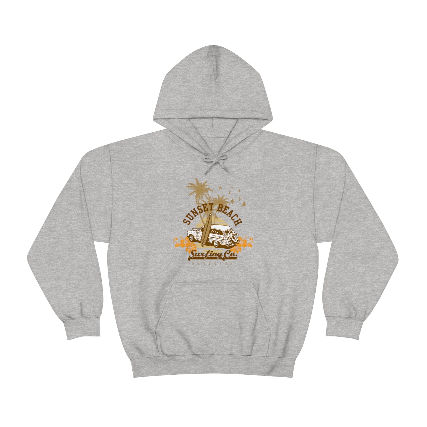 Sunset Beach Surfing Paradise Hoodie