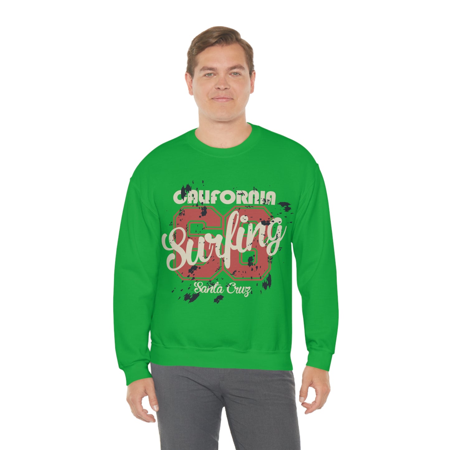 Santa Cruz Surfing Crewneck Sweatshirt