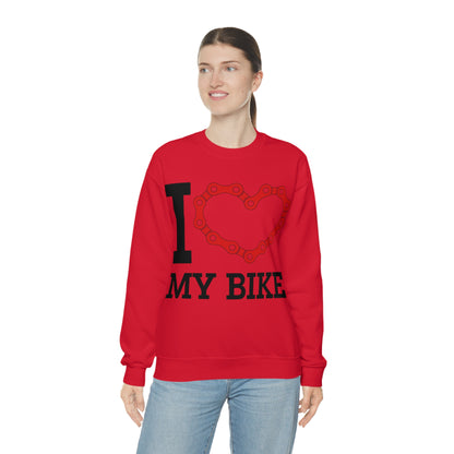 I love my bike Crewneck Sweatshirt