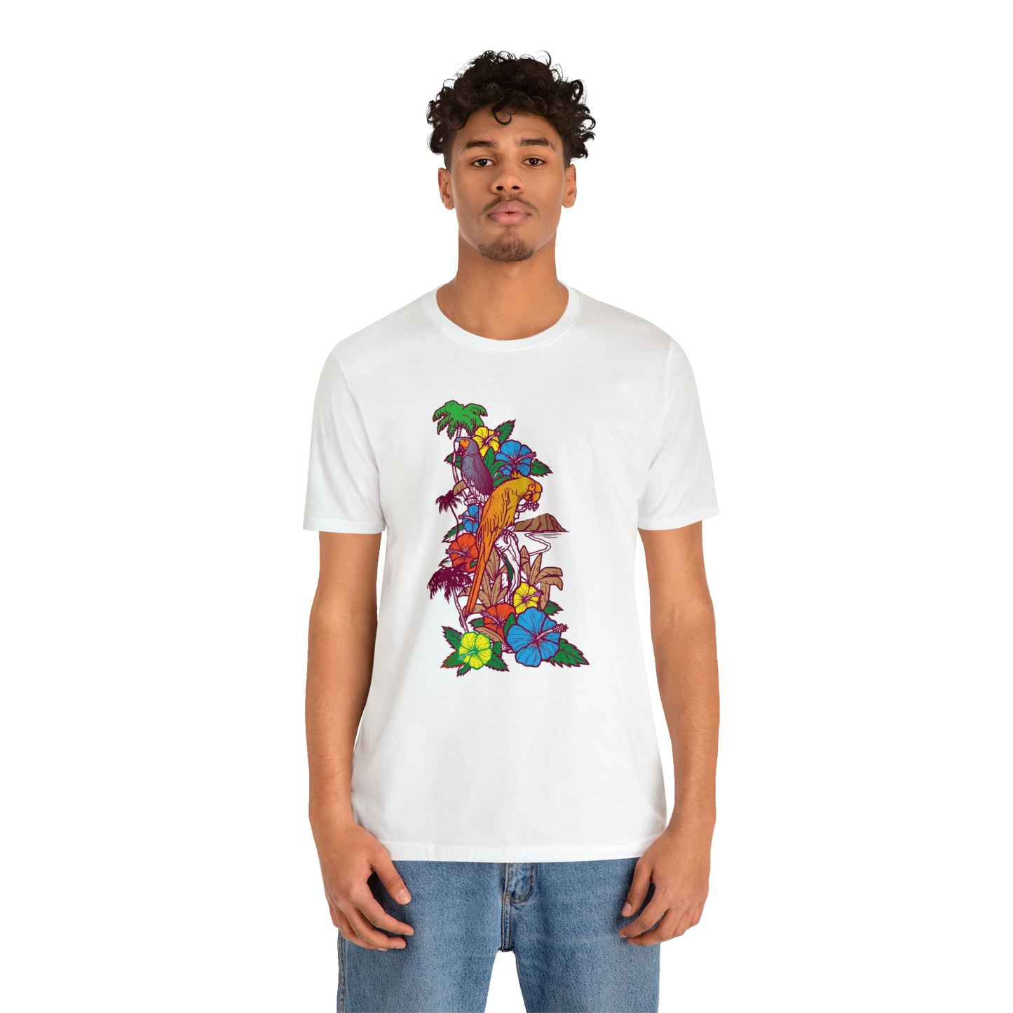 Parrot Jungle Floral T-Shirt