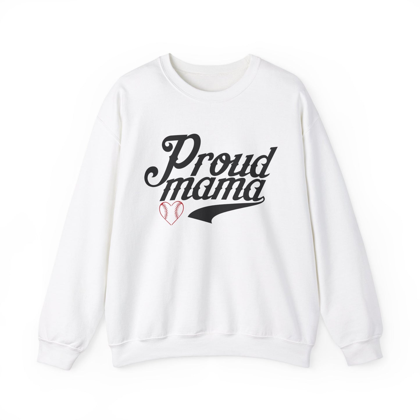 Proud Baseball Mama Crewneck Sweatshirt