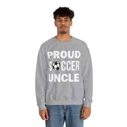 Proud soccer uncle Crewneck Sweatshirt