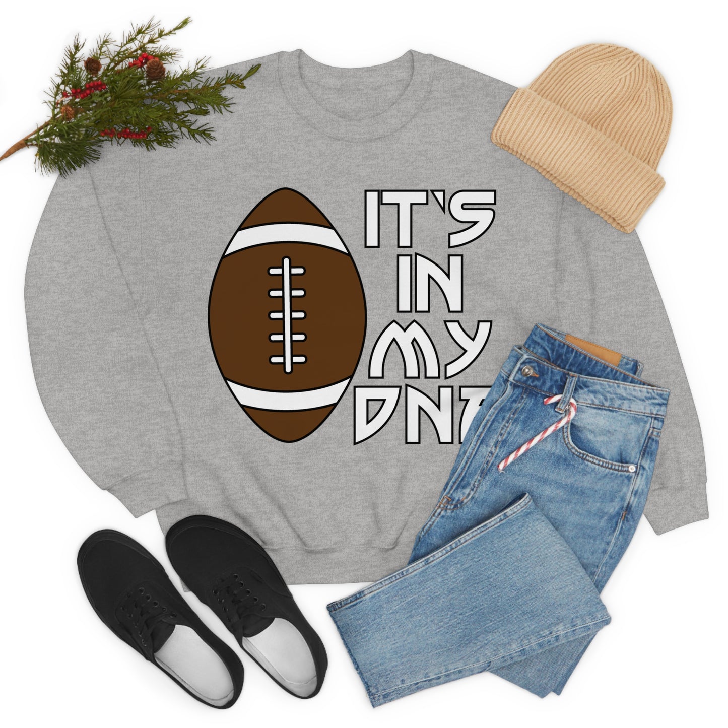 Football is in my DNA Crewneck Sweatshirt