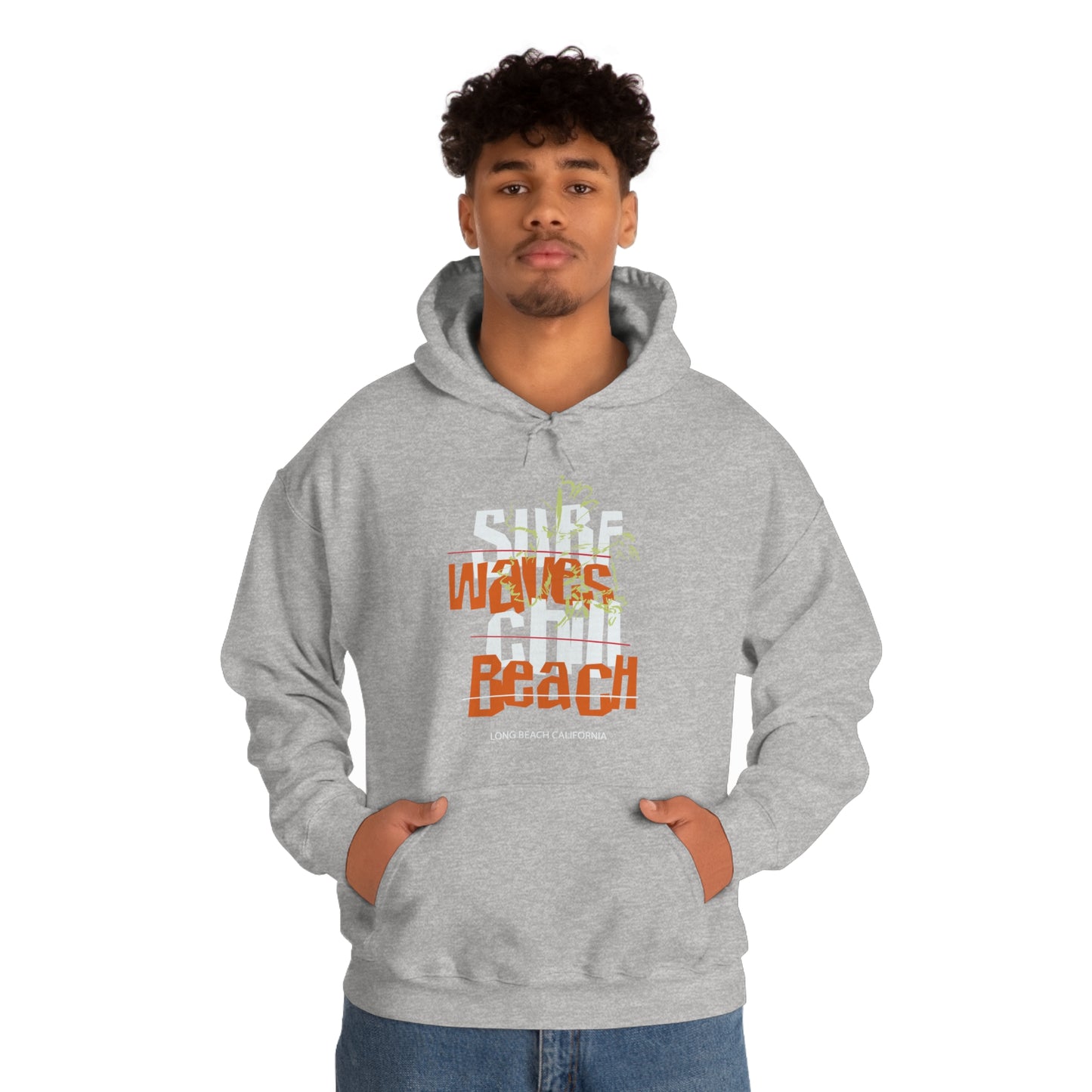 Surf Waves Chill Beach Hoodie