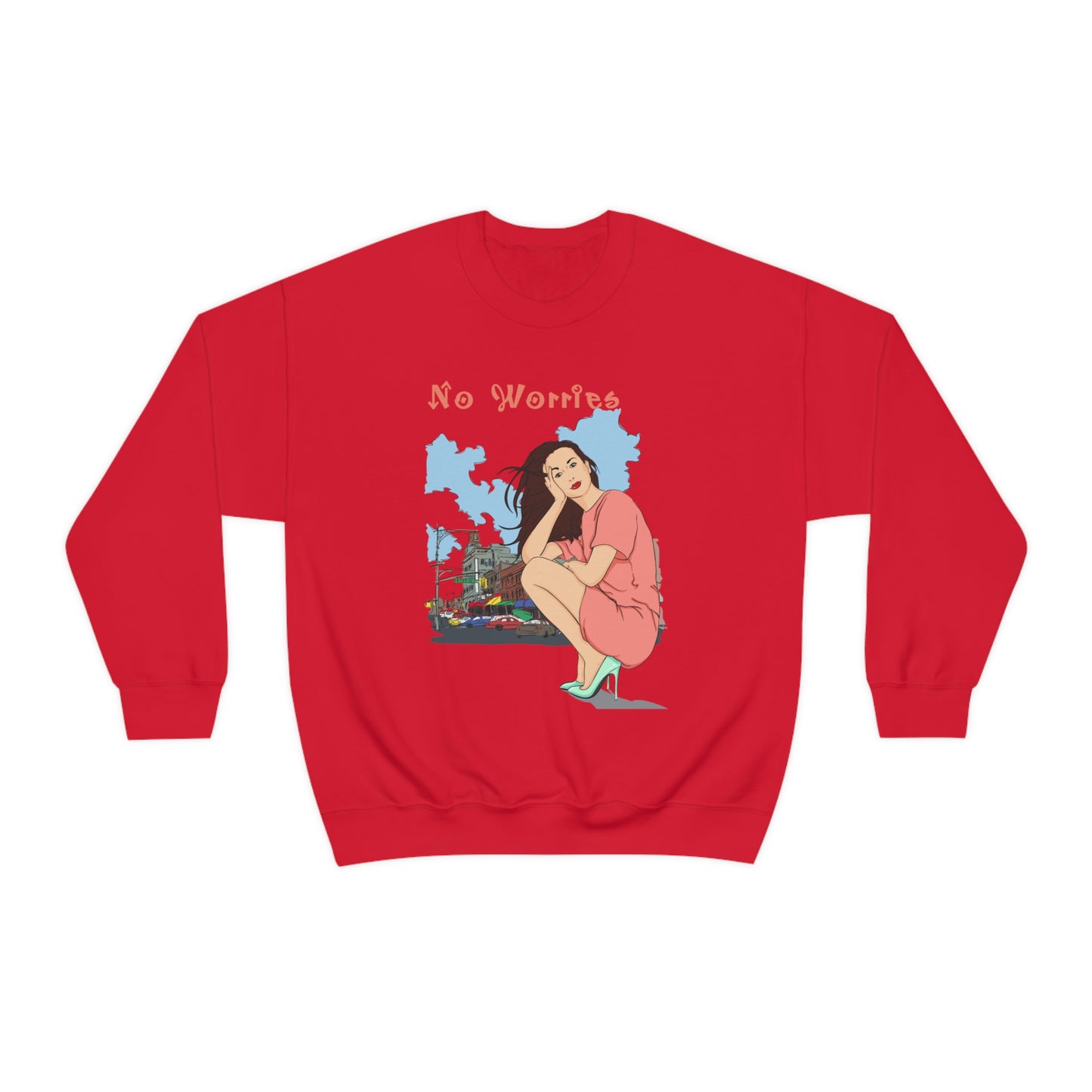 No worries Crewneck Sweatshirt