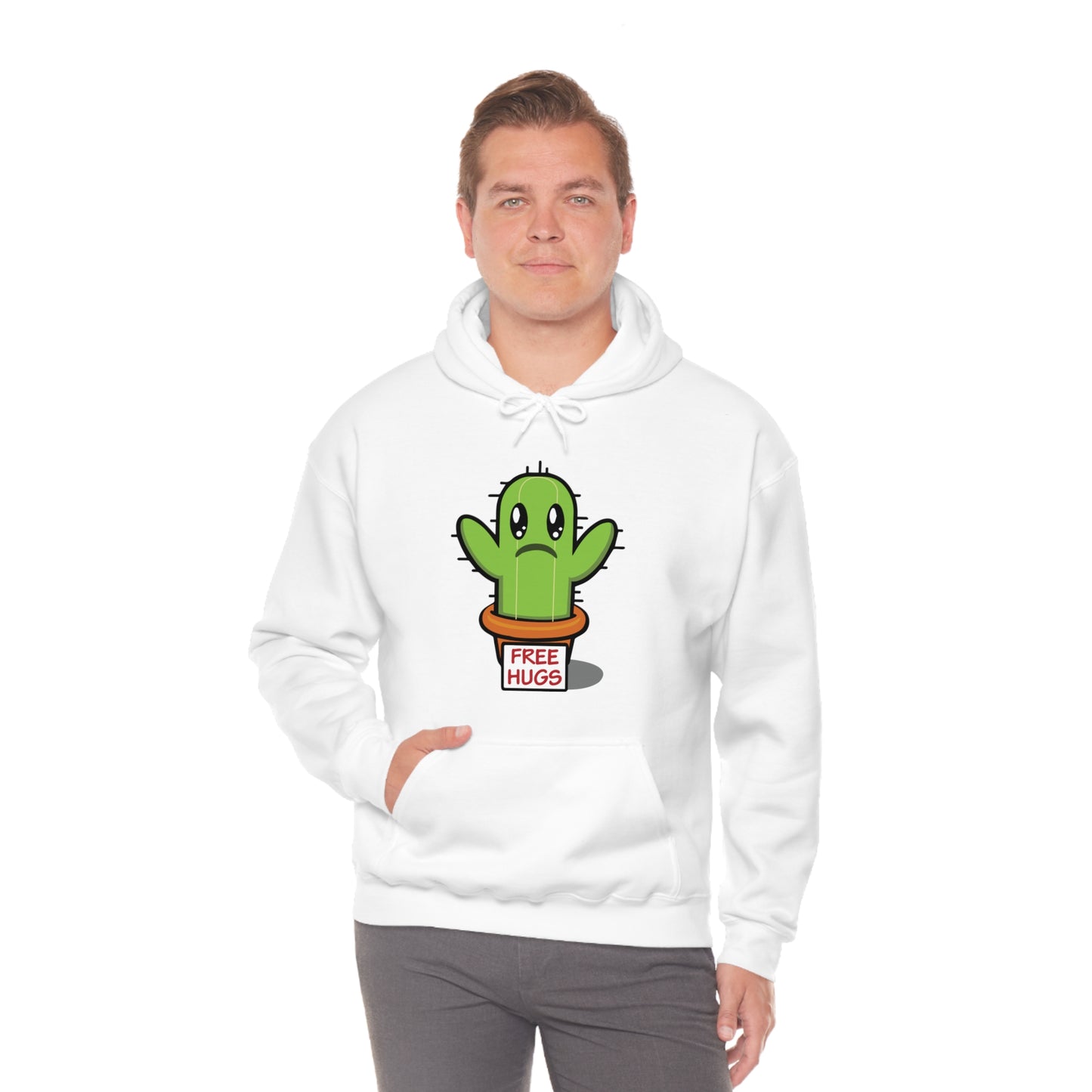 Free hugs sad cactus Hoodie