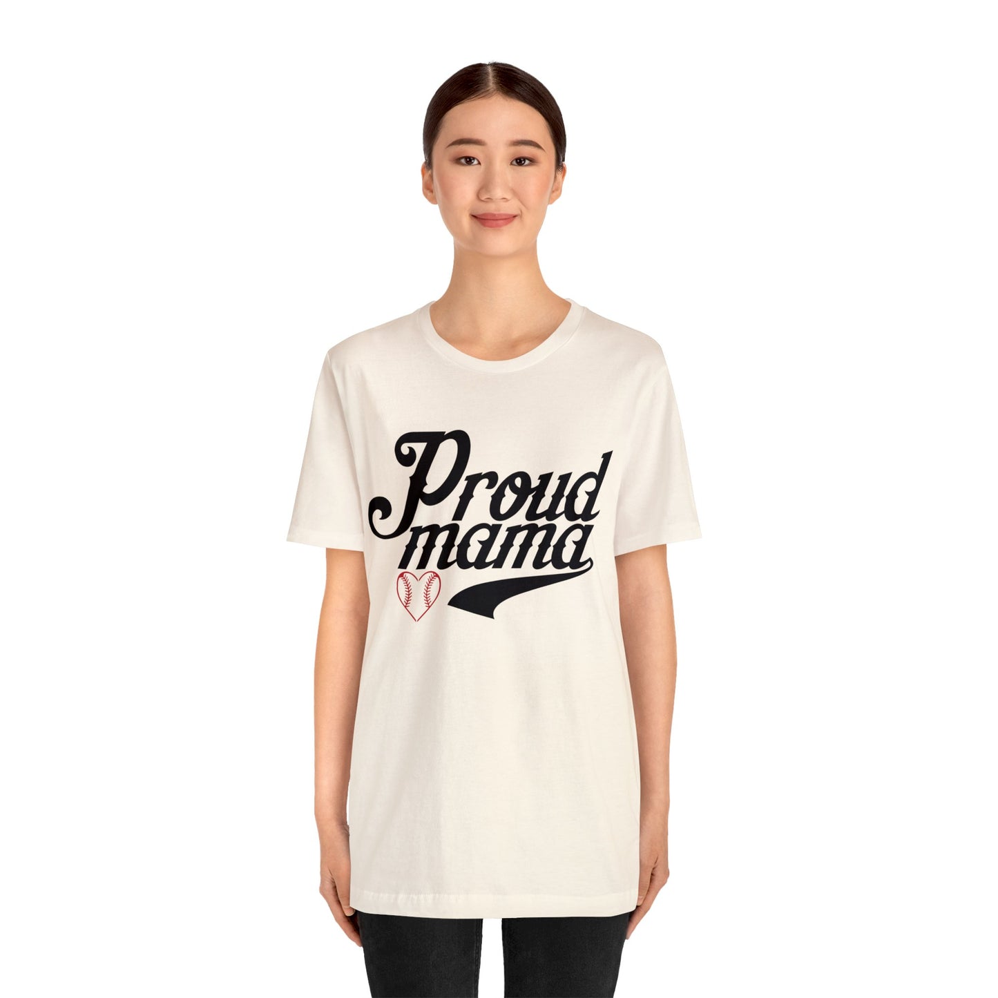 Proud Baseball Mama T-Shirt