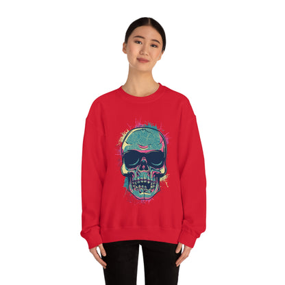 South Beach Skull Crewneck Sweatshirt