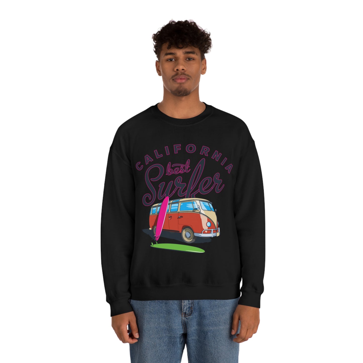 Surfers Bus Crewneck Sweatshirt