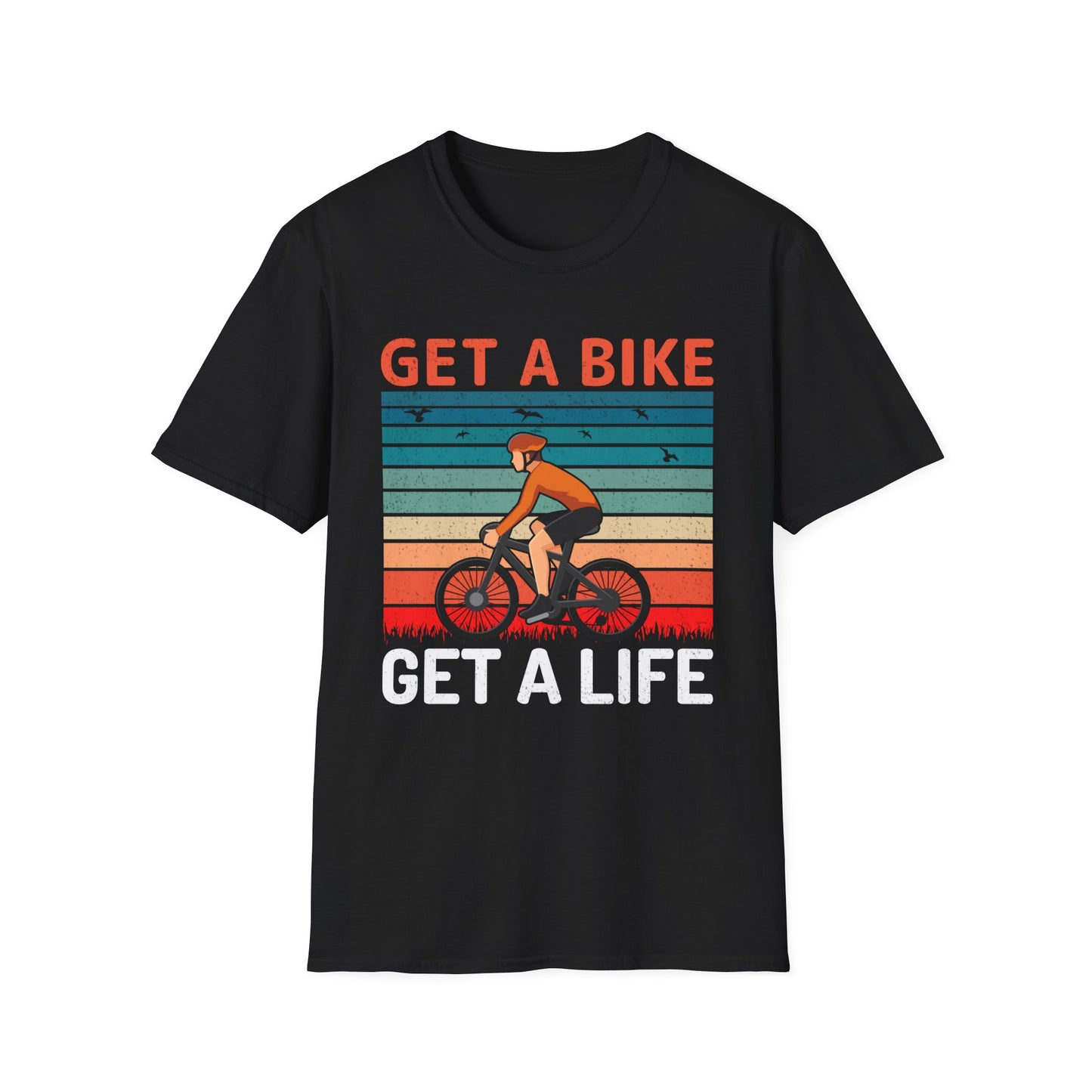 Get a bike and get a life vintage T-Shirt