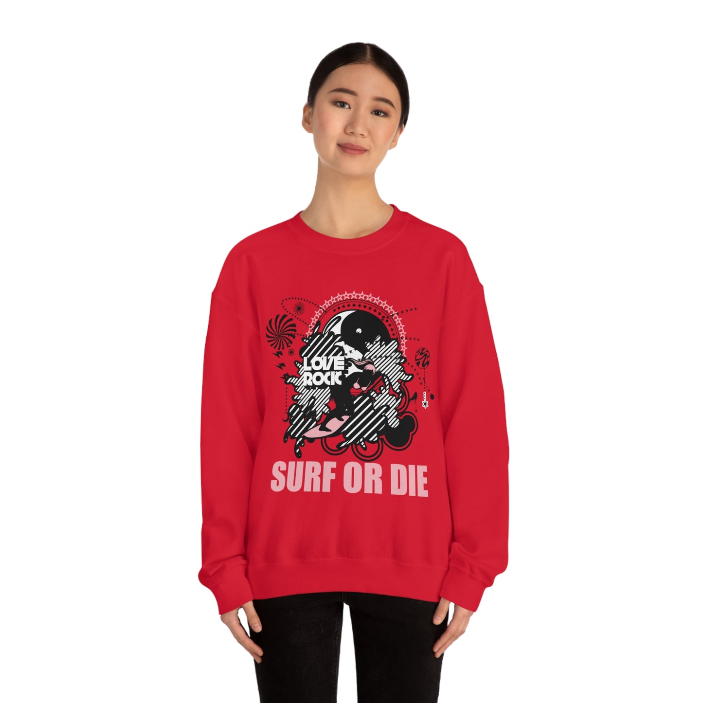 Surf or Die Crewneck Sweatshirt