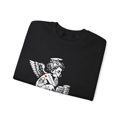 Never enough hustler angel Crewneck Sweatshirt