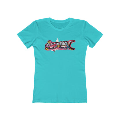 Sex colorful graffiti Woman Tee shirt