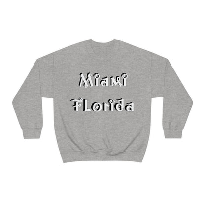 Miami Florida Graffiti Crewneck Sweatshirt