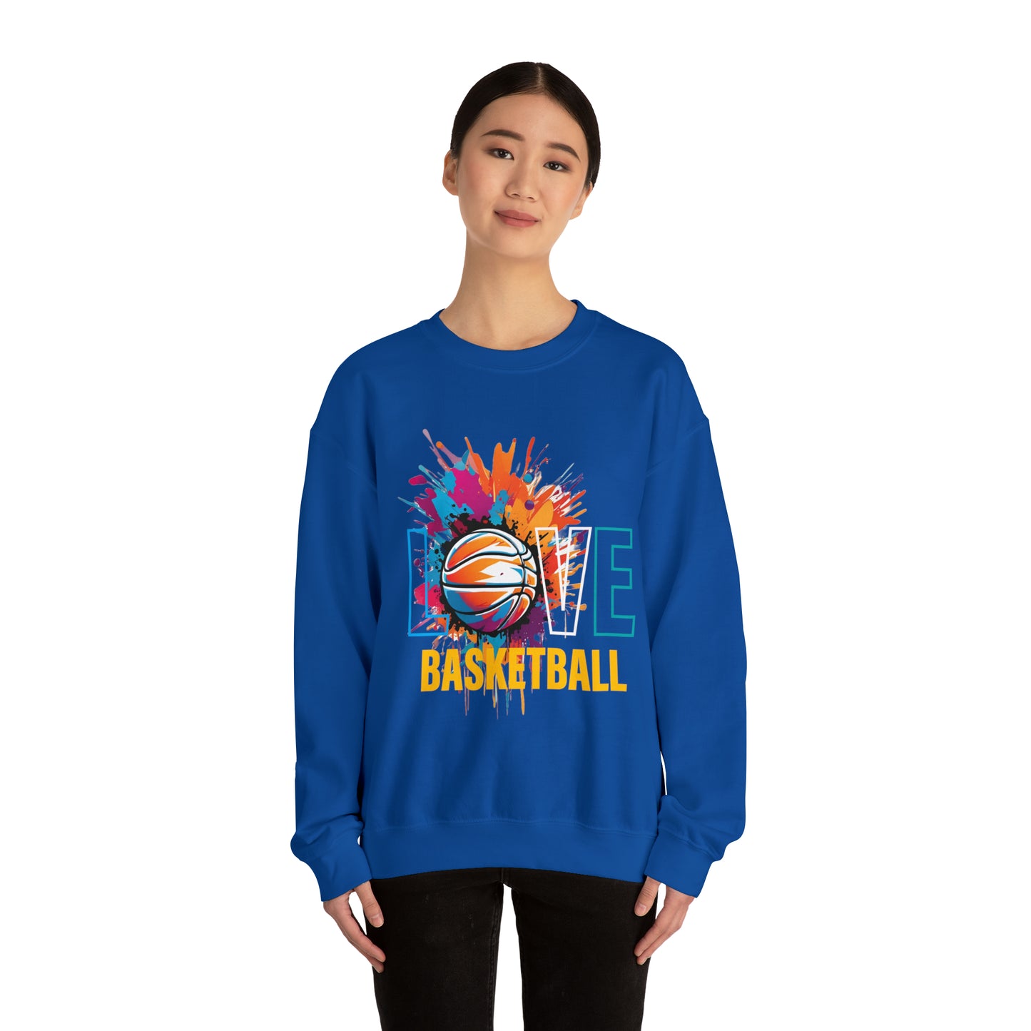 Love basketball Crewneck Sweatshirt