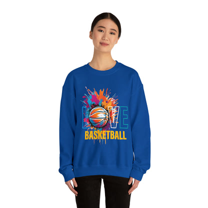 Love basketball Crewneck Sweatshirt