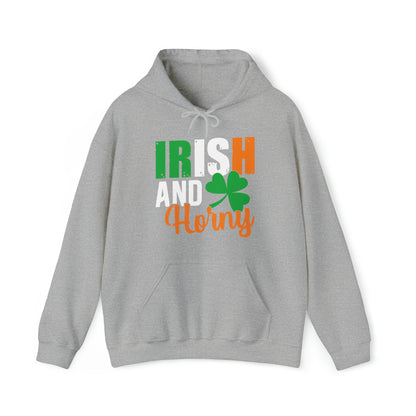 Irish and horny Hoodie