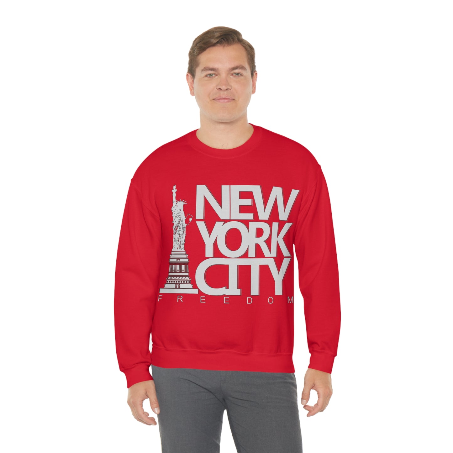 NYC Freedom Tee Crewneck Sweatshirt