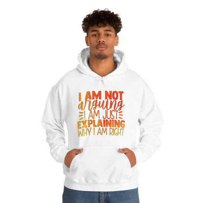 I Am Not Arguing I Am Just Explaining Why I Am Right Hoodie