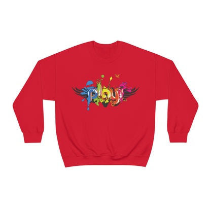 Play colorful graffiti Crewneck Sweatshirt