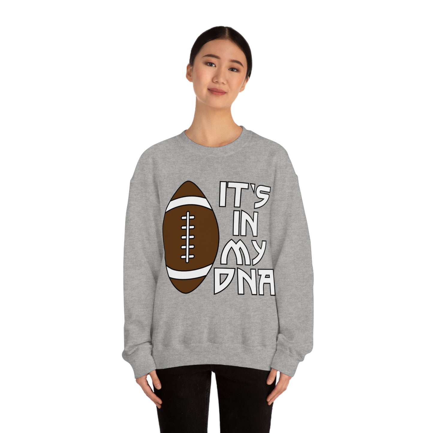 Football is in my DNA Crewneck Sweatshirt