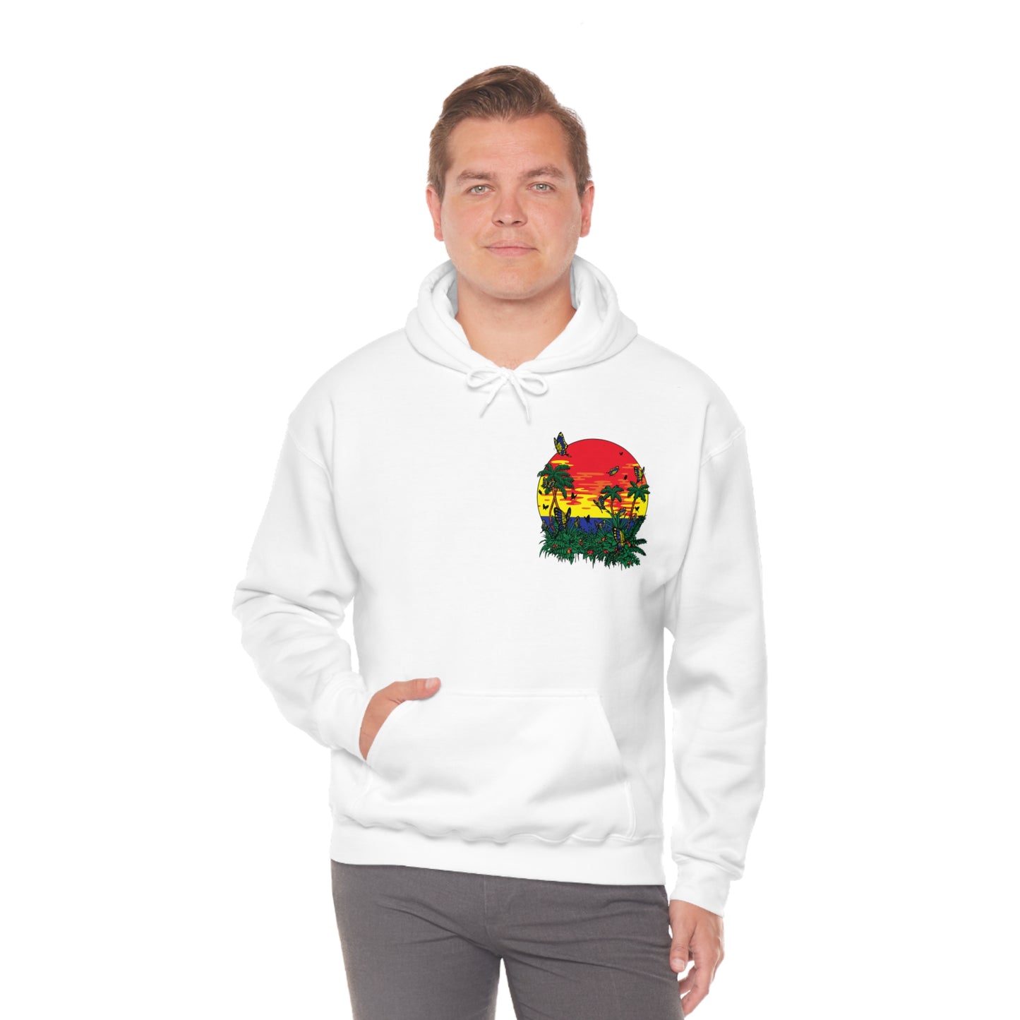 Sunset Butterfly Vibes Hoodie