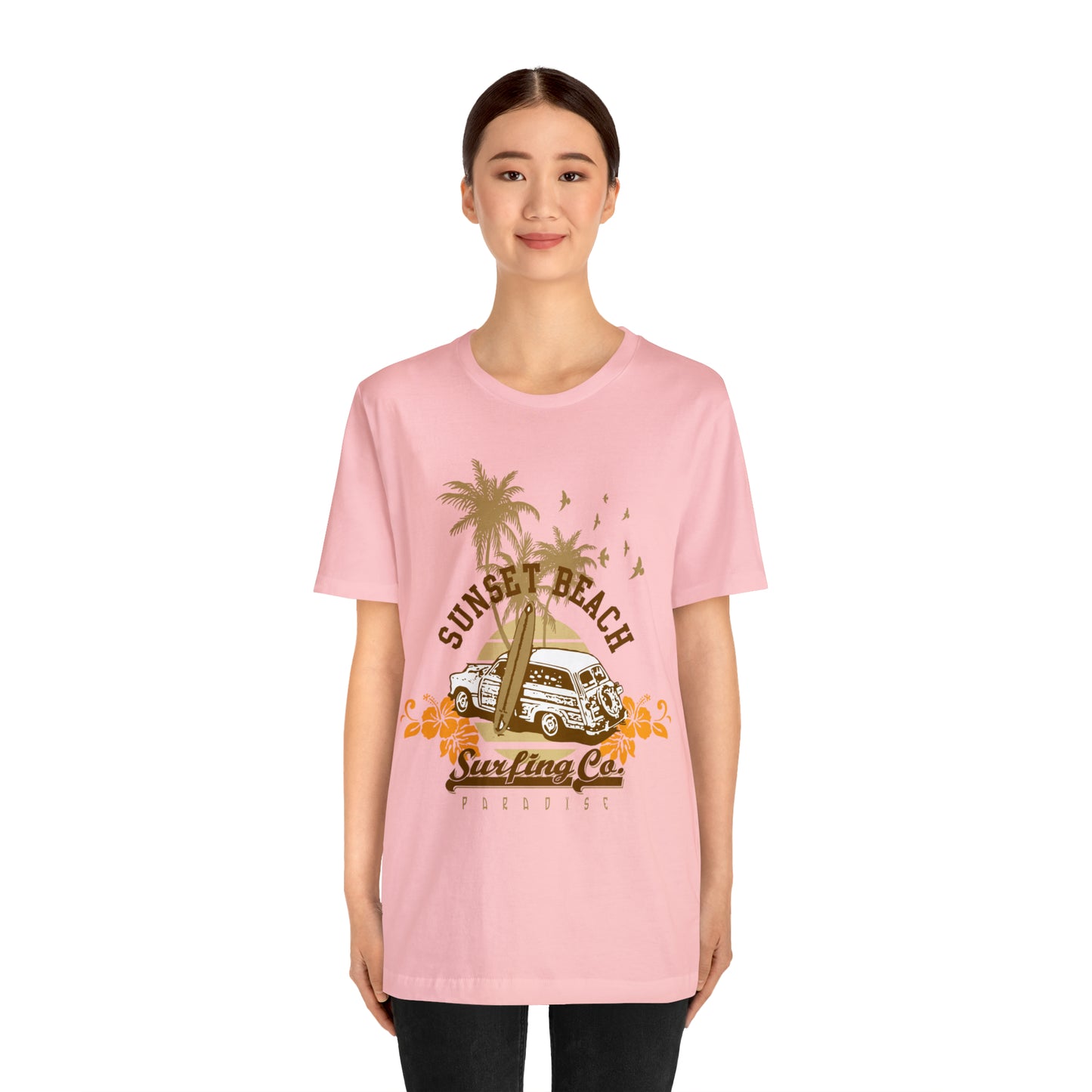 Sunset Beach Surfing Paradise T-Shirt