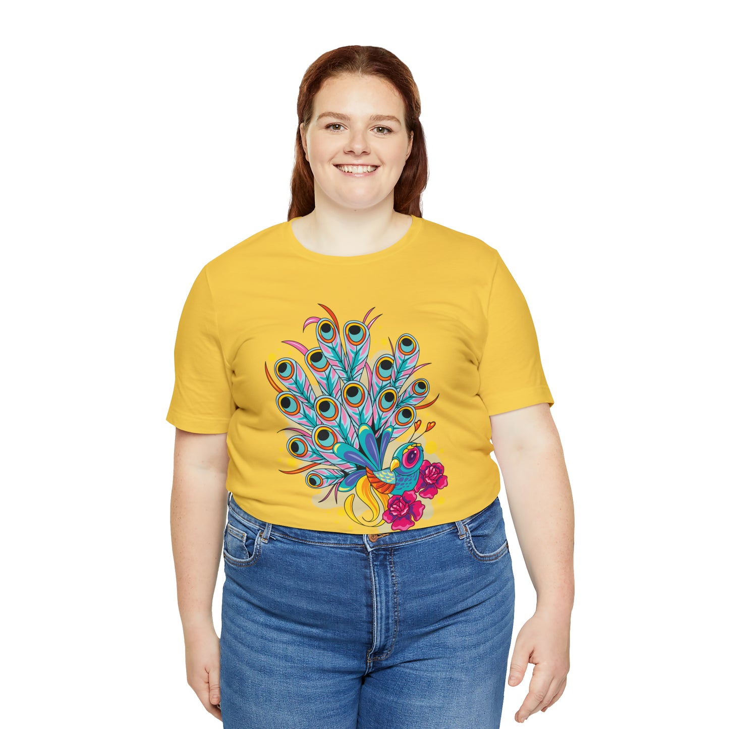 Colorful Peacock T-Shirt