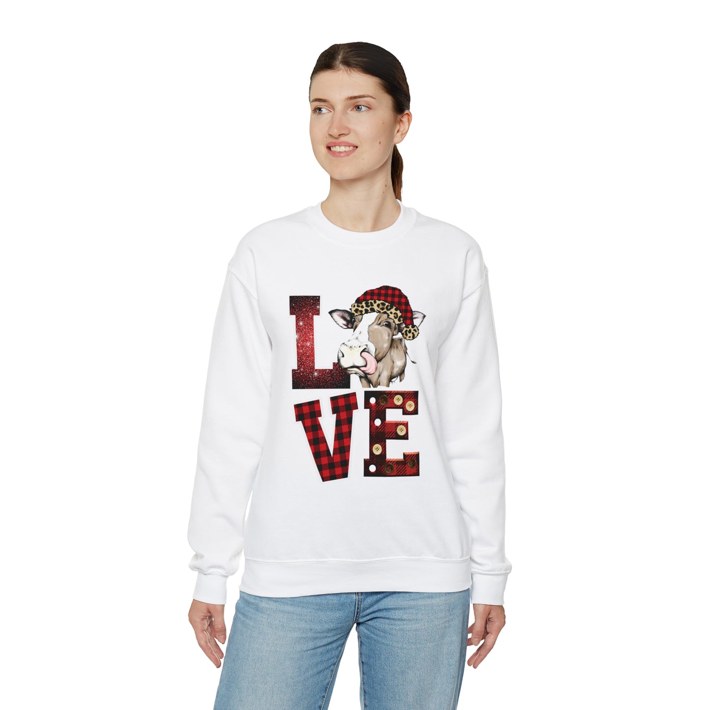 Cow love Crewneck Sweatshirt