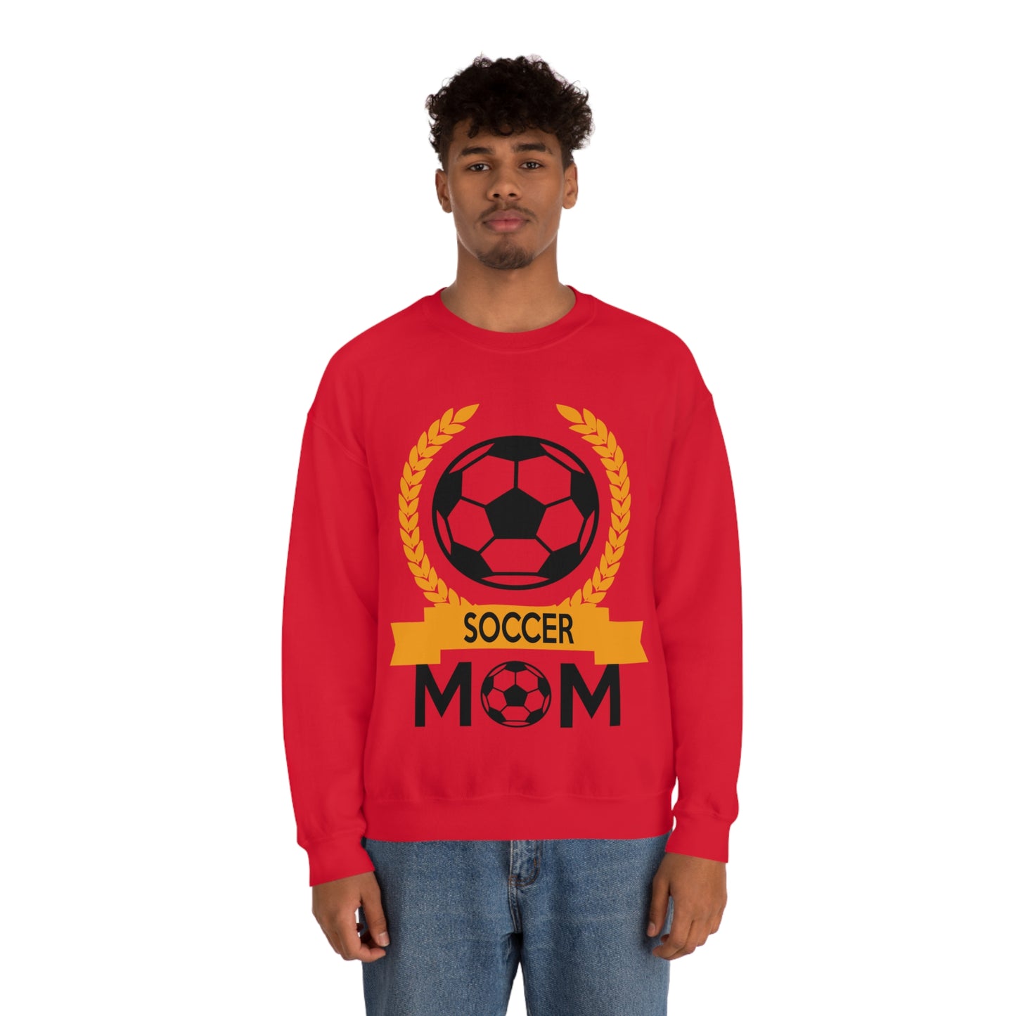 Soccer mom crest Crewneck Sweatshirt