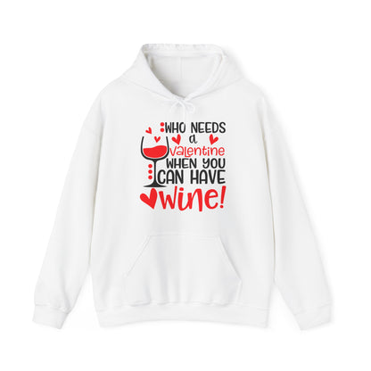 Valentine vs Wine Hoodie