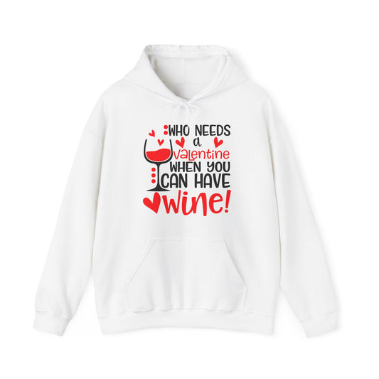 Valentine vs Wine Hoodie