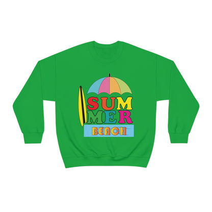 Summer Beach Crewneck Sweatshirt