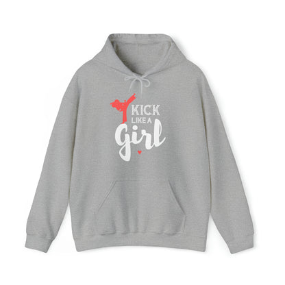 Kick Like A Girl Hoodie