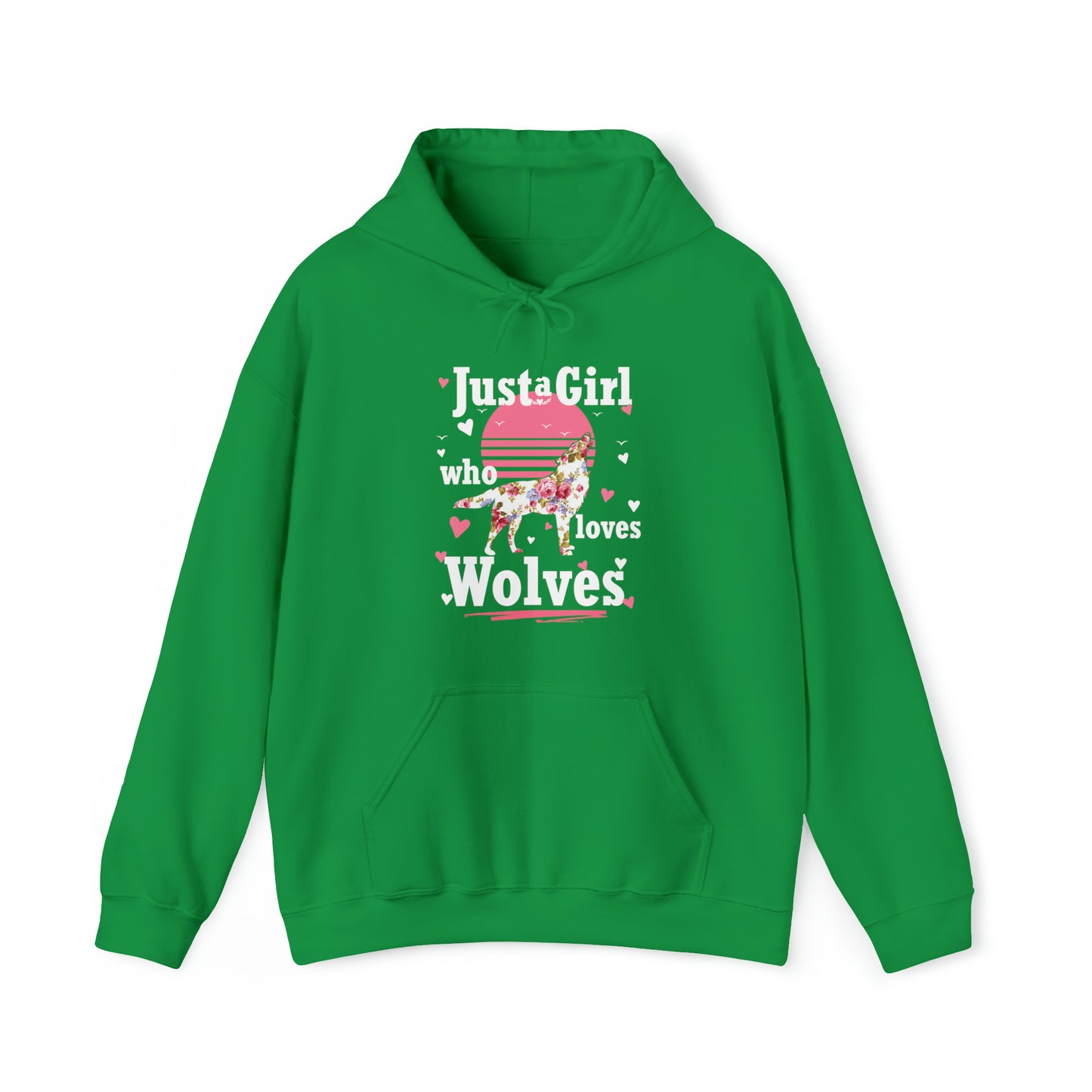 Just A Girl Who Loves Wolves Hoodie