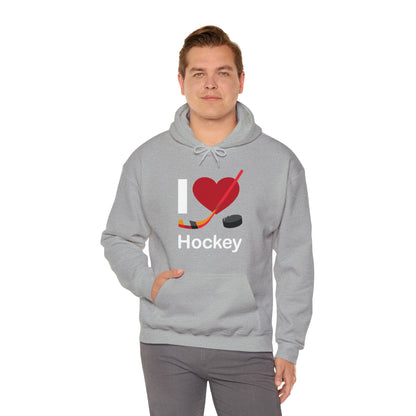 I love hockey Hoodie