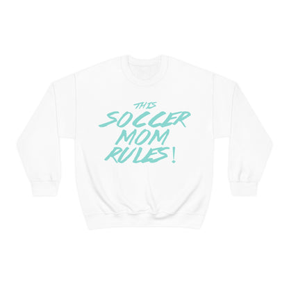 Soccer mom rules Crewneck Sweatshirt