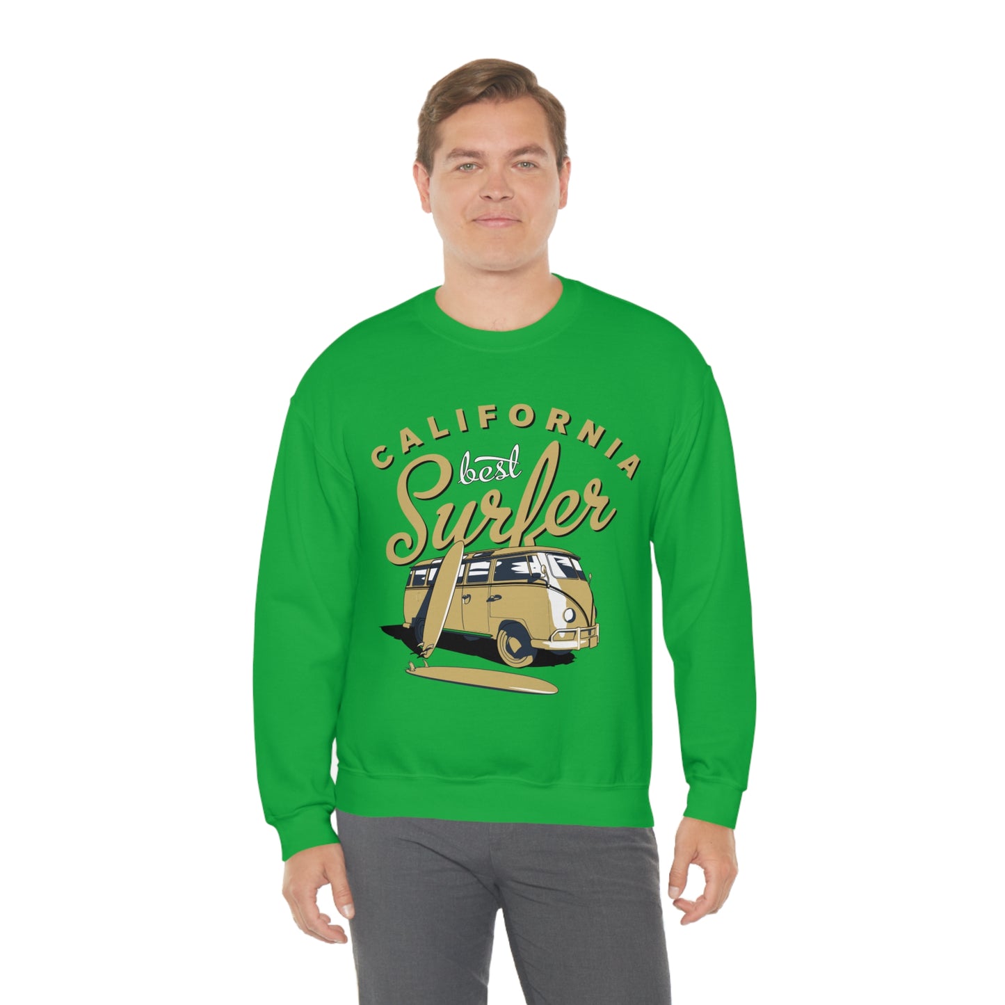 California-Best surfer Crewneck Sweatshirt