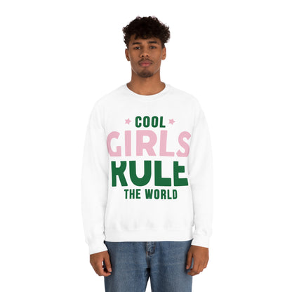 girls rule Crewneck Sweatshirt